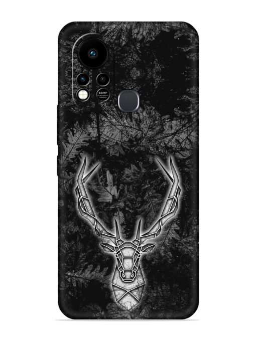 Ancient Deer Embossed Soft Silicone Case for Infinix Hot 11S Zapvi