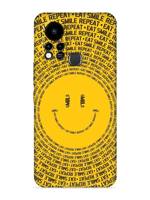 Smiley Embossed Soft Silicone Case for Infinix Hot 11S Zapvi