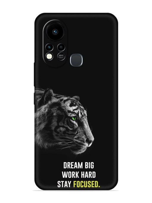 Dream Big Work Hard Embossed Soft Silicone Case for Infinix Hot 11S Zapvi