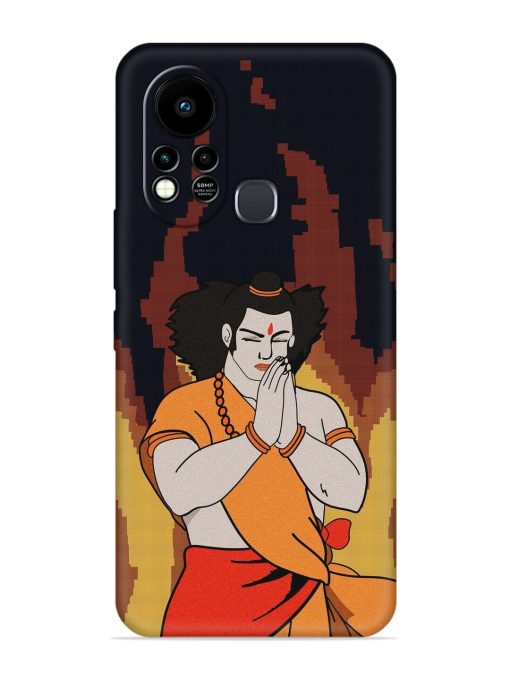 Shree Ram Vector Embossed Soft Silicone Case for Infinix Hot 11S Zapvi