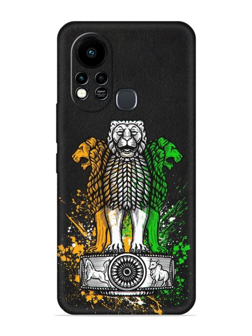 Pillars Of Ashoka Embossed Soft Silicone Case for Infinix Hot 11S Zapvi