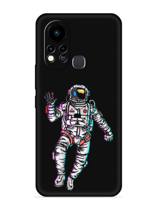 Spaceman Embossed Soft Silicone Case for Infinix Hot 11S Zapvi