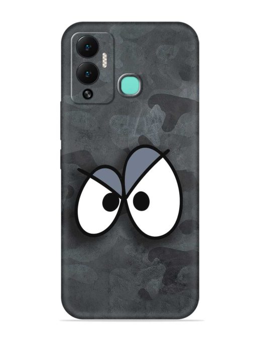 Big Eyes Night Mode Embossed Soft Silicone Case for Infinix Hot 12 Play Zapvi