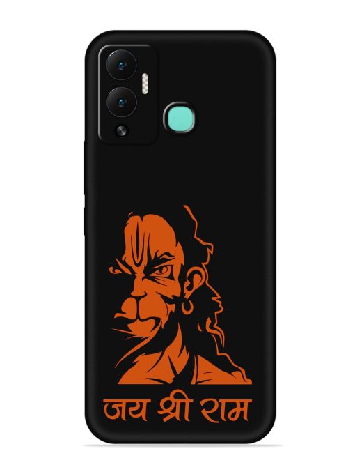 Angry Hanuman Embossed Soft Silicone Case for Infinix Hot 12 Play Zapvi