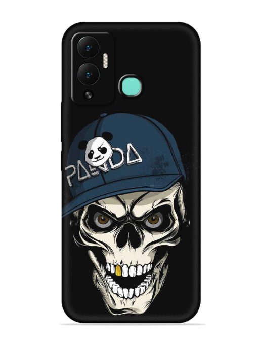 Panda Skull Embossed Soft Silicone Case for Infinix Hot 12 Play Zapvi