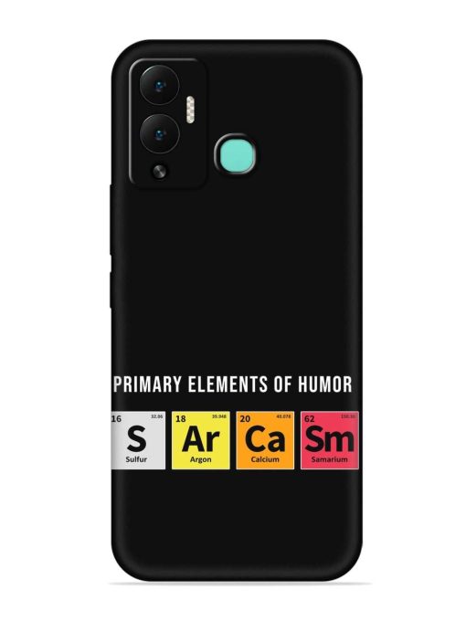 Primary Elements Humor Embossed Soft Silicone Case for Infinix Hot 12 Play