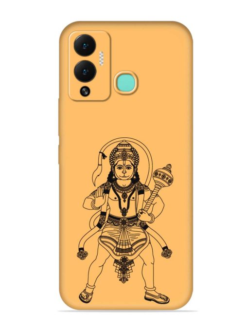 Indian God Hanuman Embossed Soft Silicone Case for Infinix Hot 12 Play Zapvi