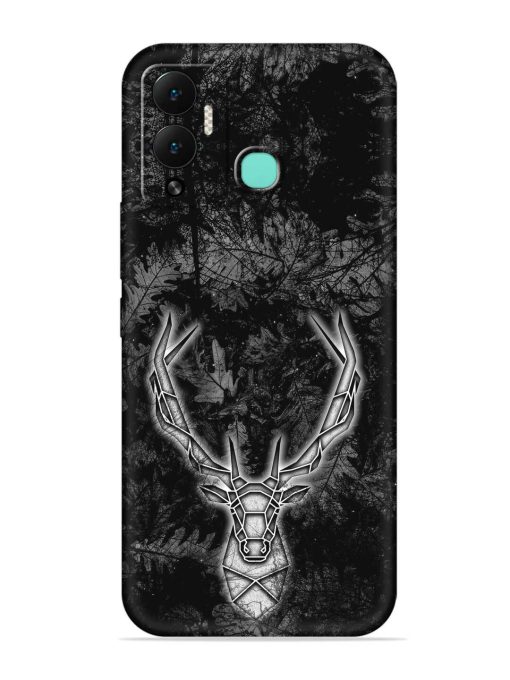 Ancient Deer Embossed Soft Silicone Case for Infinix Hot 12 Play Zapvi