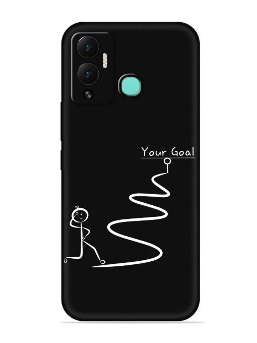 Your Goal Embossed Soft Silicone Case for Infinix Hot 12 Play Zapvi