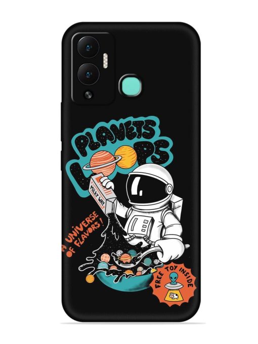 Planets Loop Embossed Soft Silicone Case for Infinix Hot 12 Play Zapvi