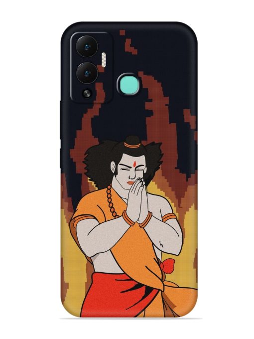 Shree Ram Vector Embossed Soft Silicone Case for Infinix Hot 12 Play