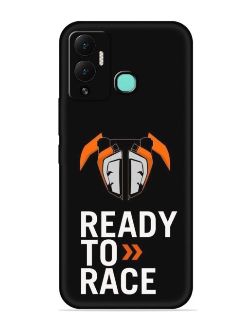 Ready To Race Embossed Soft Silicone Case for Infinix Hot 12 Play Zapvi