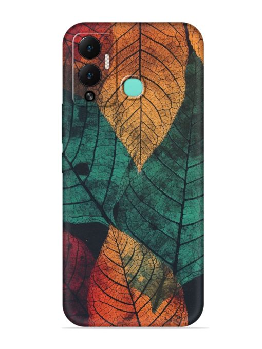 Leaves Artwork Embossed Soft Silicone Case for Infinix Hot 12 Play Zapvi