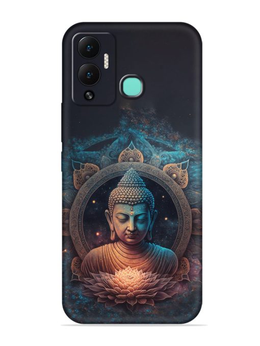 Gautam Buddha Embossed Soft Silicone Case for Infinix Hot 12 Play Zapvi