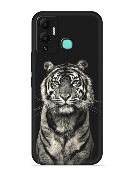 Tiger Art Embossed Soft Silicone Case for Infinix Hot 12 Play