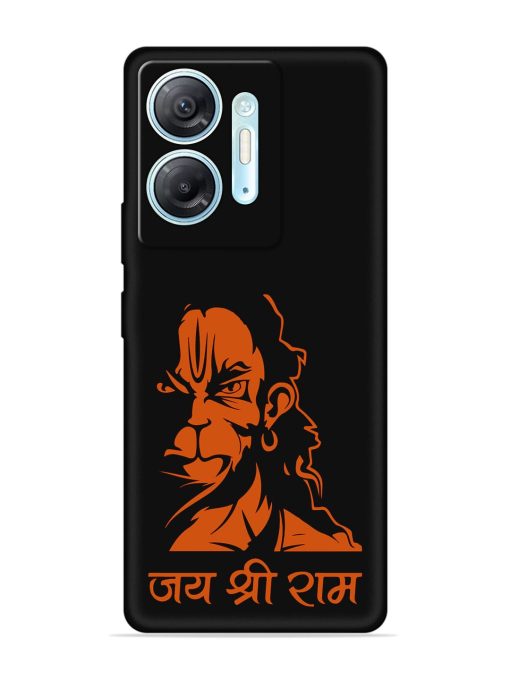 Angry Hanuman Embossed Soft Silicone Case for Infinix Hot 30 (5G) Zapvi