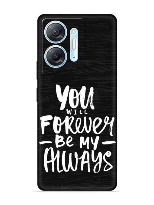 You Will Forever Embossed Soft Silicone Case for Infinix Hot 30 (5G) Zapvi