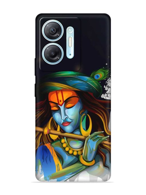 Krishna Art Embossed Soft Silicone Case for Infinix Hot 30 (5G) Zapvi