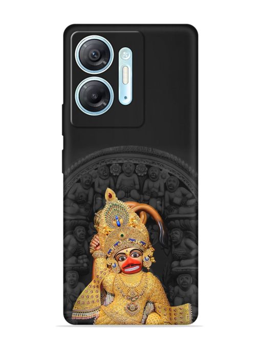 Indian Gold Hanuman Embossed Soft Silicone Case for Infinix Hot 30 (5G)