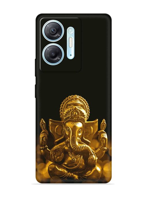 Lord Ganesha Indian Festival Embossed Soft Silicone Case for Infinix Hot 30 (5G)