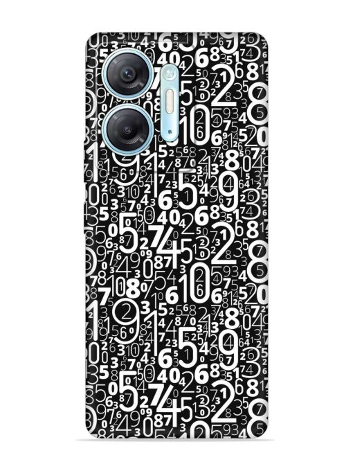 Many Numbers Different Embossed Soft Silicone Case for Infinix Hot 30 (5G) Zapvi