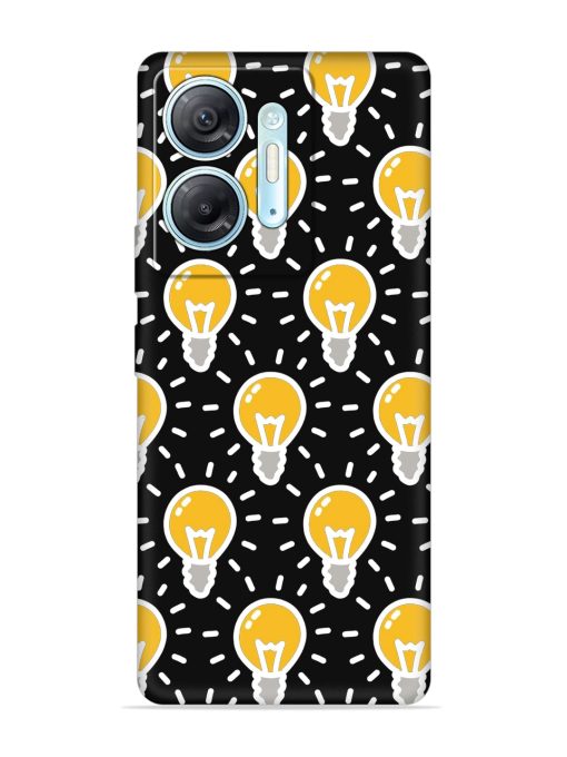 Light Bulb Seamless Embossed Soft Silicone Case for Infinix Hot 30 (5G) Zapvi