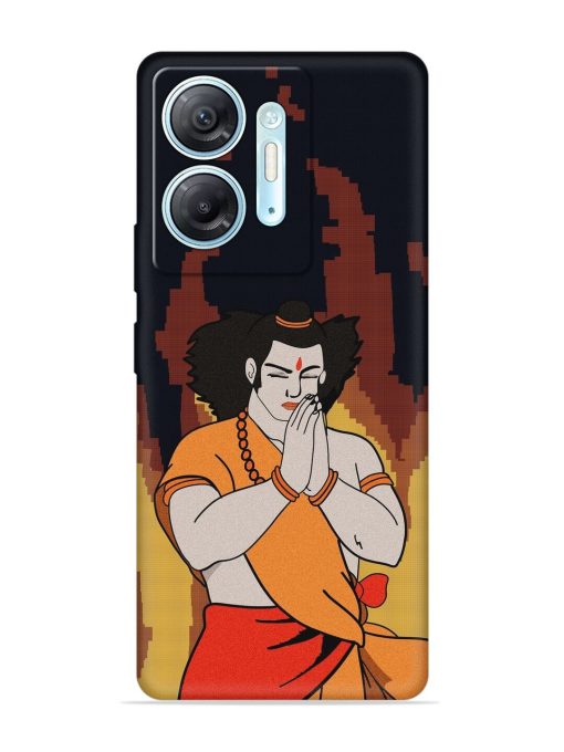 Shree Ram Vector Embossed Soft Silicone Case for Infinix Hot 30 (5G) Zapvi