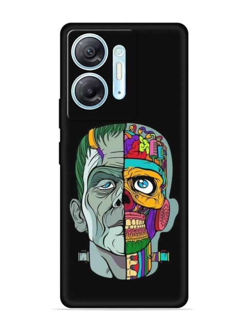 Men Vs Skull Embossed Soft Silicone Case for Infinix Hot 30 (5G)