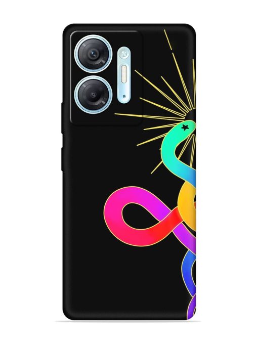 Art Geometric Abstraction Embossed Soft Silicone Case for Infinix Hot 30 (5G)