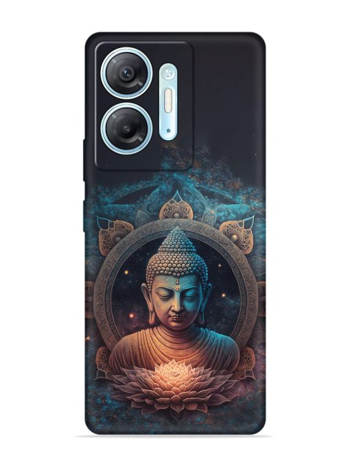 Gautam Buddha Embossed Soft Silicone Case for Infinix Hot 30 (5G)