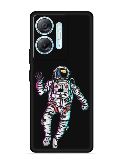 Spaceman Embossed Soft Silicone Case for Infinix Hot 30 (5G)