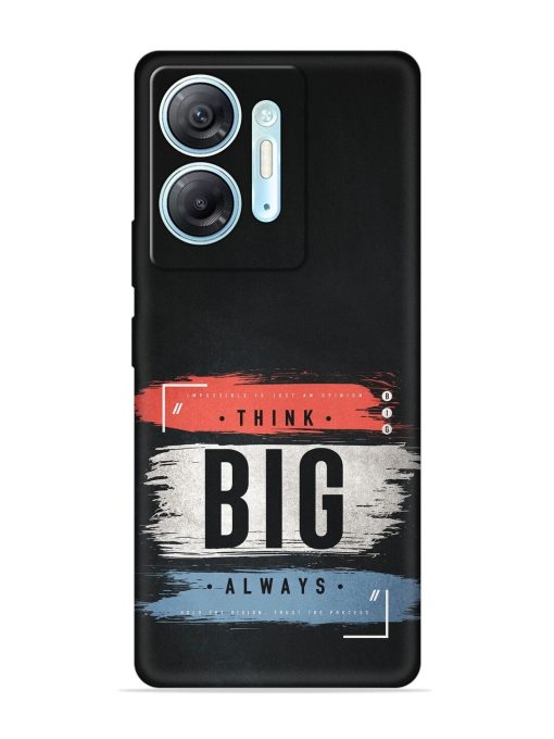 Think Big Always Embossed Soft Silicone Case for Infinix Hot 30 (5G) Zapvi