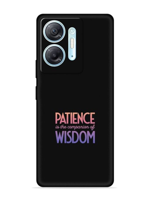 Patience Is The Embossed Soft Silicone Case for Infinix Hot 30 (5G) Zapvi