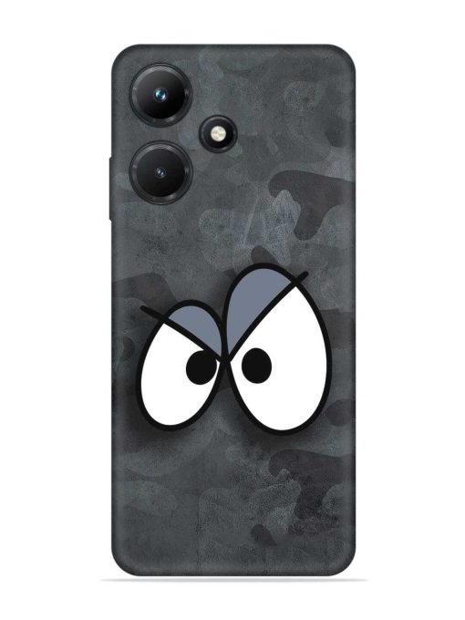 Big Eyes Night Mode Embossed Soft Silicone Case for Infinix Hot 30I