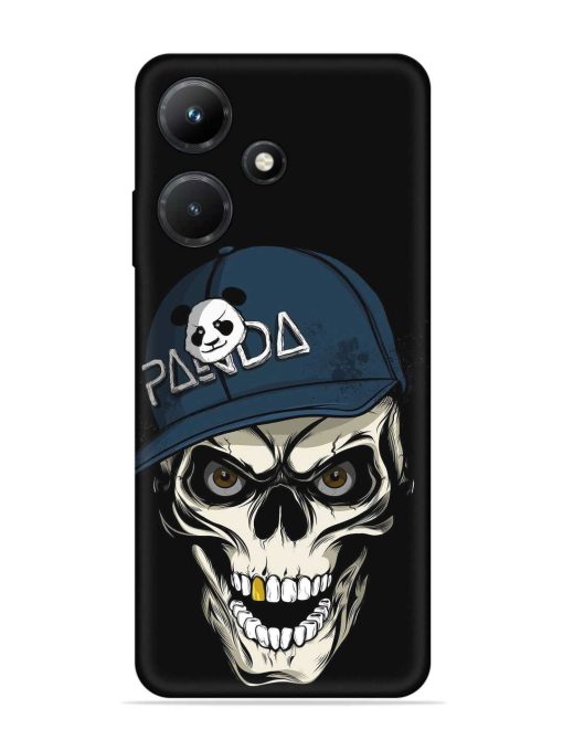 Panda Skull Embossed Soft Silicone Case for Infinix Hot 30I