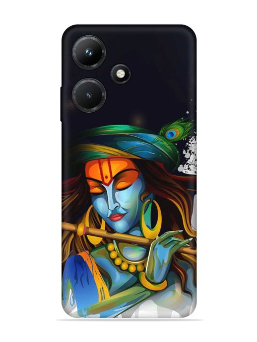 Krishna Art Embossed Soft Silicone Case for Infinix Hot 30I Zapvi