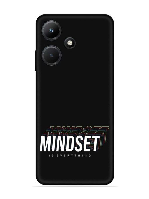 Mindset Everything Slogan Embossed Soft Silicone Case for Infinix Hot 30I Zapvi