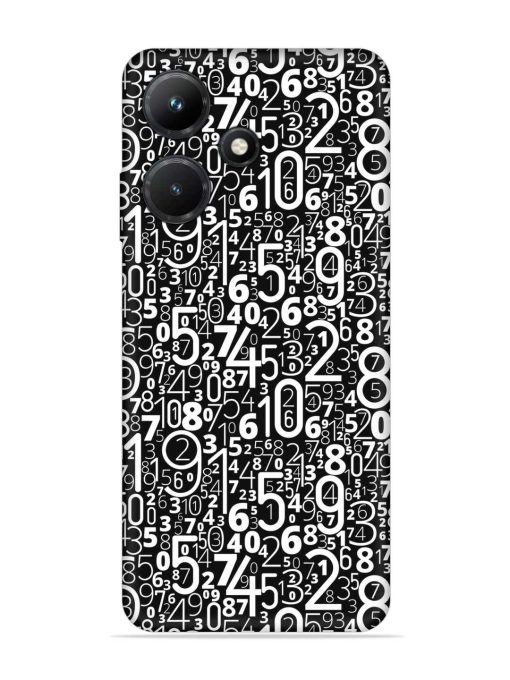 Many Numbers Different Embossed Soft Silicone Case for Infinix Hot 30I Zapvi