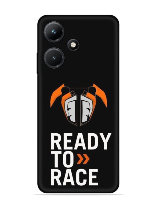 Ready To Race Embossed Soft Silicone Case for Infinix Hot 30I Zapvi