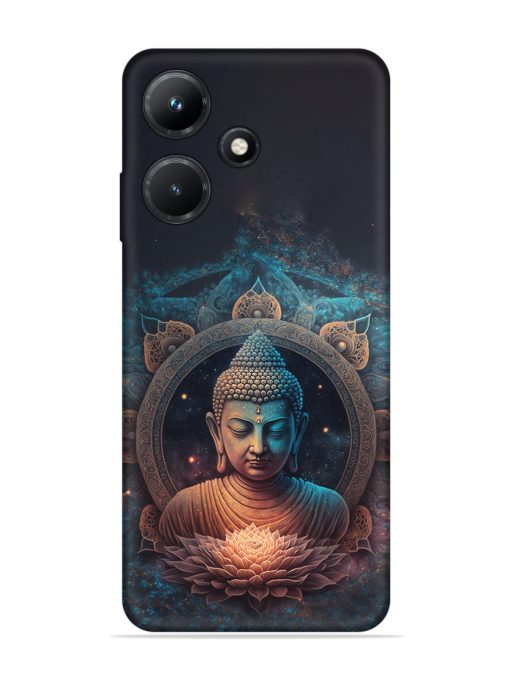 Gautam Buddha Embossed Soft Silicone Case for Infinix Hot 30I Zapvi