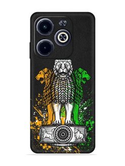 Pillars Of Ashoka Embossed Soft Silicone Case for Infinix Hot 40I