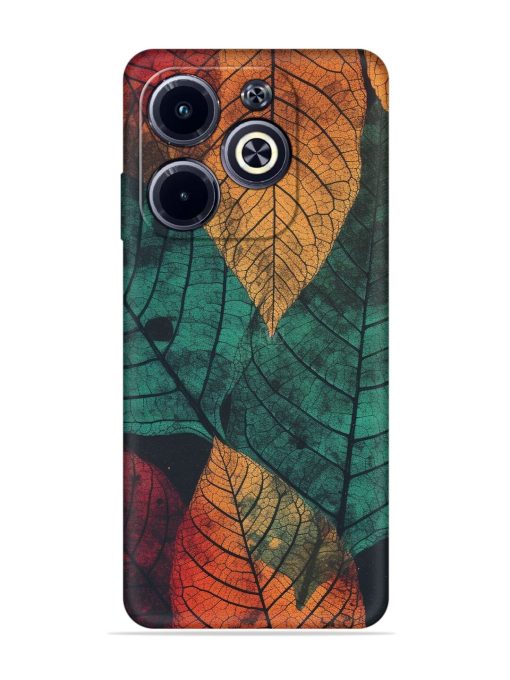 Leaves Artwork Embossed Soft Silicone Case for Infinix Hot 40I