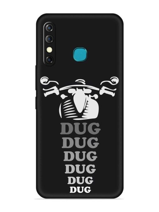 Dug Dug Dug Embossed Soft Silicone Case for Infinix Hot 8