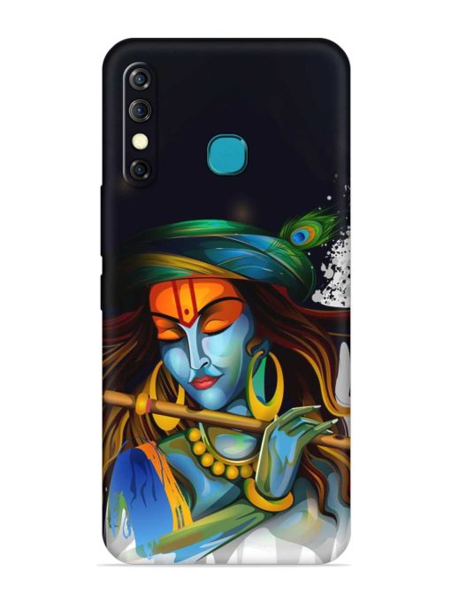 Krishna Art Embossed Soft Silicone Case for Infinix Hot 8