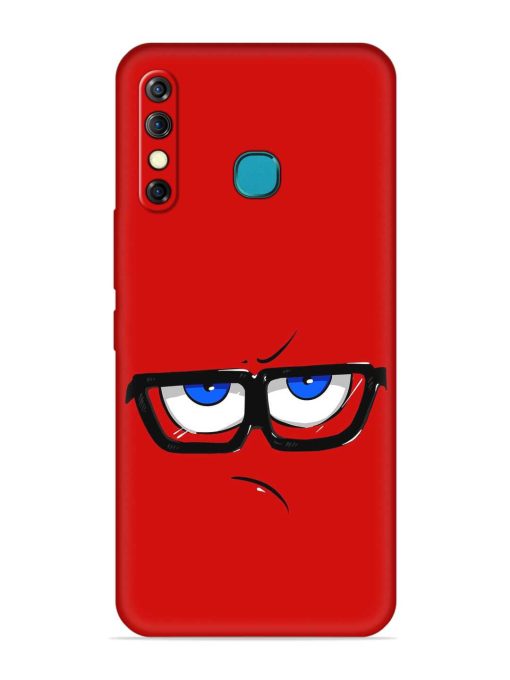 Rad Angry Face Embossed Soft Silicone Case for Infinix Hot 8