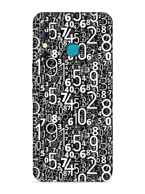 Many Numbers Different Embossed Soft Silicone Case for Infinix Hot 8 Zapvi