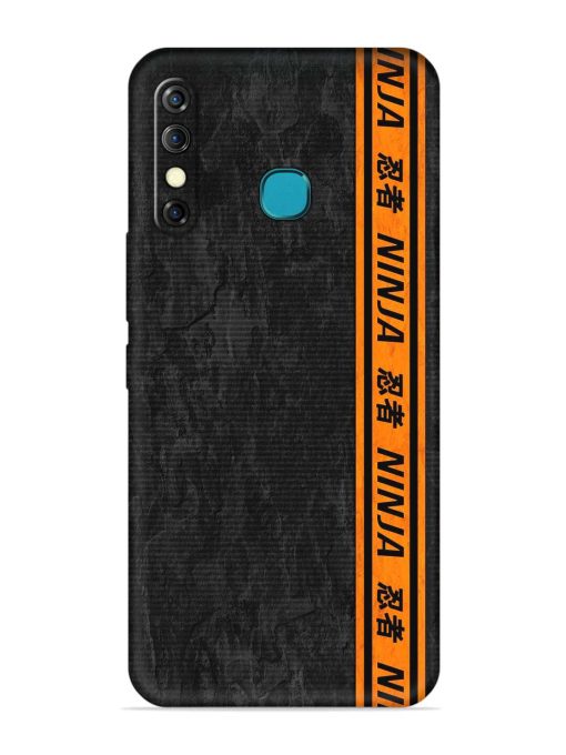 Ninja Srtips Embossed Soft Silicone Case for Infinix Hot 8