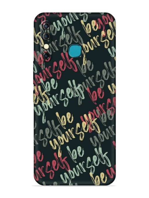 Yourself Seamless Embossed Soft Silicone Case for Infinix Hot 8