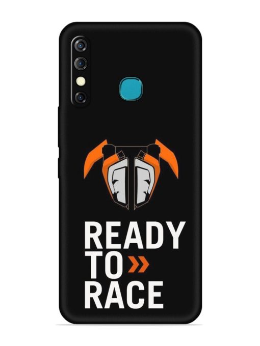 Ready To Race Embossed Soft Silicone Case for Infinix Hot 8