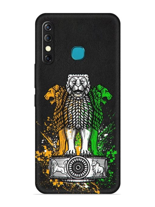 Pillars Of Ashoka Embossed Soft Silicone Case for Infinix Hot 8